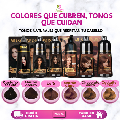 TRÍO CAPILAR COMPLETO ( SHAMPOO TINTE + SHAMPOO ROMERO + ACONDICIONADOR ROMERO)